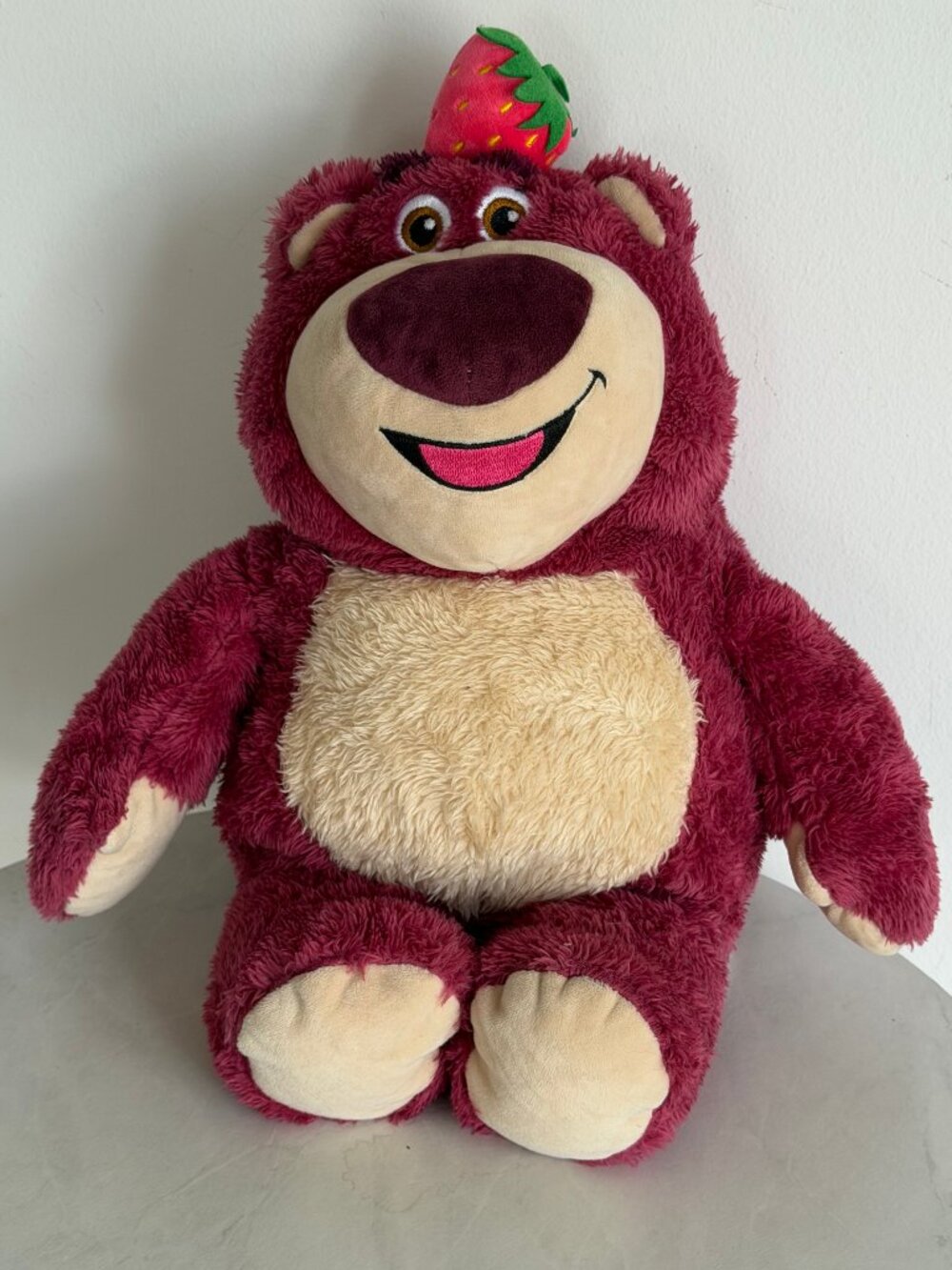 Disney Pixar Lotso Pink Strawberry O'Huggin Bear Toy Story Bear Stuffed Animal